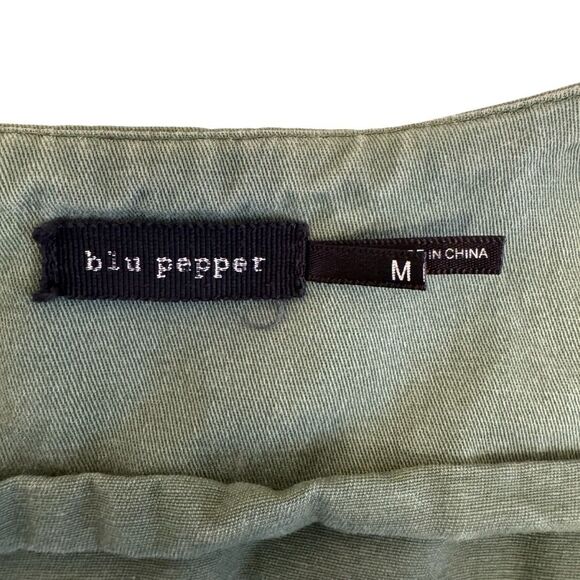 Green Embroidered Bell Sleeve Jacket Lightweight Spring Summer Coat - Picture 6 of 9